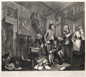 Rake's Progress by Wm Hogarth